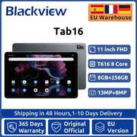 Blackview Tab 16Pro/16 Android Tablet 14(8+6)GB+256GB 11''2K FHD+ Display 7680 mAh Battery Widevine L1 Unisoc T616 Tablet PC