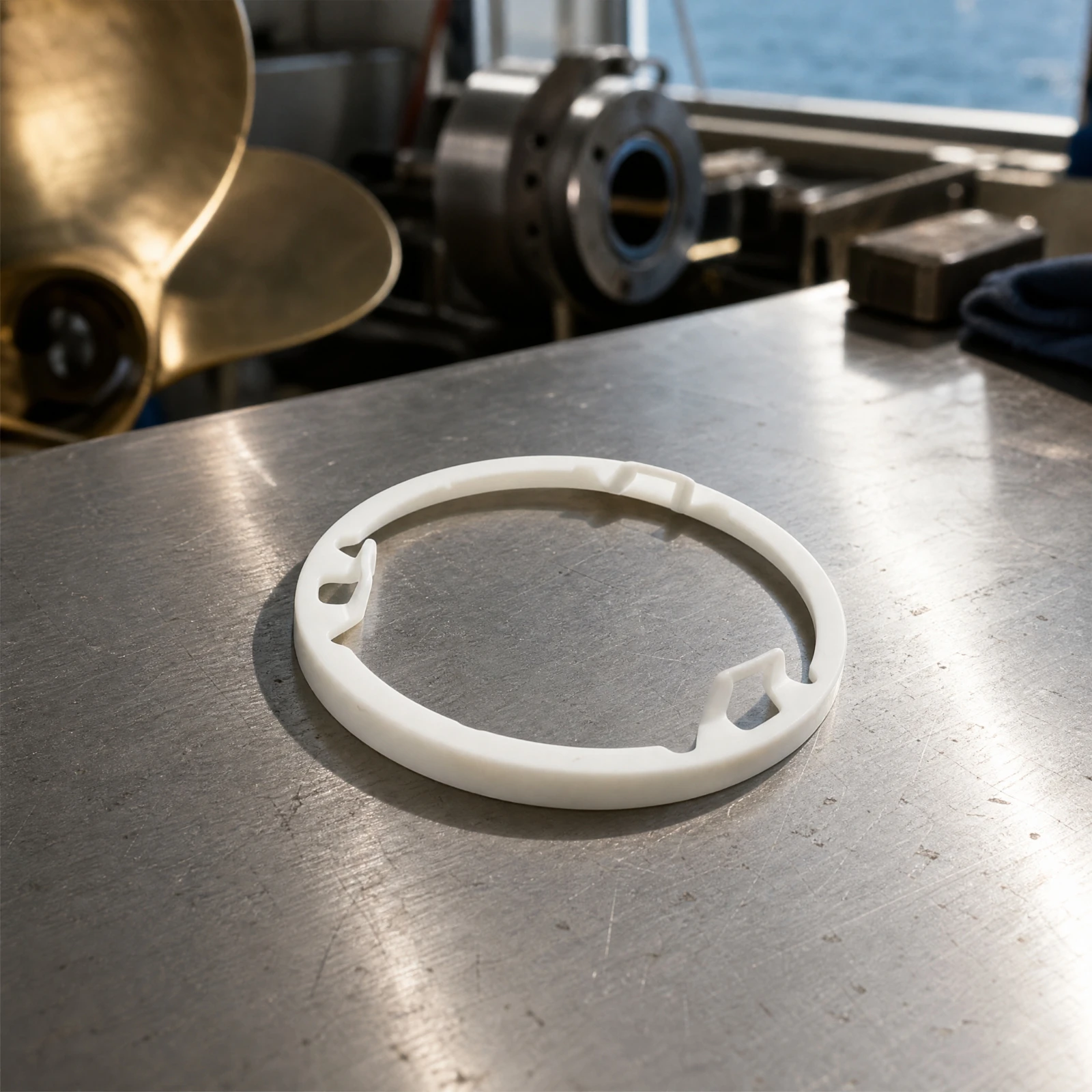 Marine Replacement Component Practical Outboard Propeller Shaft Sleeve with Inline Fuel Filters for Boat Owners, Onboard Spares