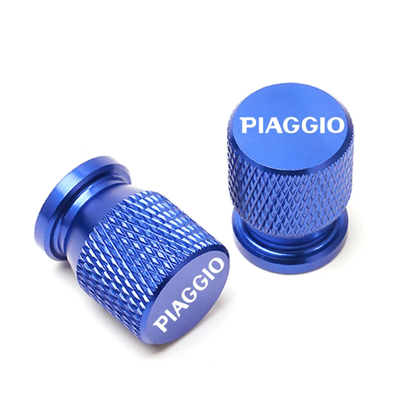 Tire Valve Caps Tyre Stem Covers Airdust Waterproof For PIAGGIO Liberty125 MP3 500 Medley Beverly 300 ZIP50 X7 X9