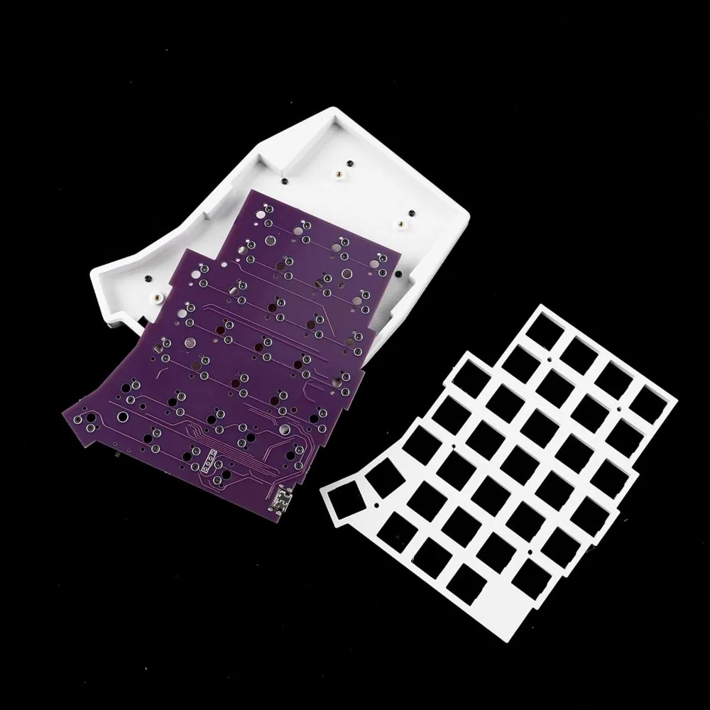 لوحة مفاتيح لاسلكية 2.4G Sofle سبليت مريحة Hotswap ثلاثية الأبعاد قارورة سوداء قابلة للبرمجة مجموعة لوحة مفاتيح الألعاب الصغيرة Mechanisch Toetsenbord