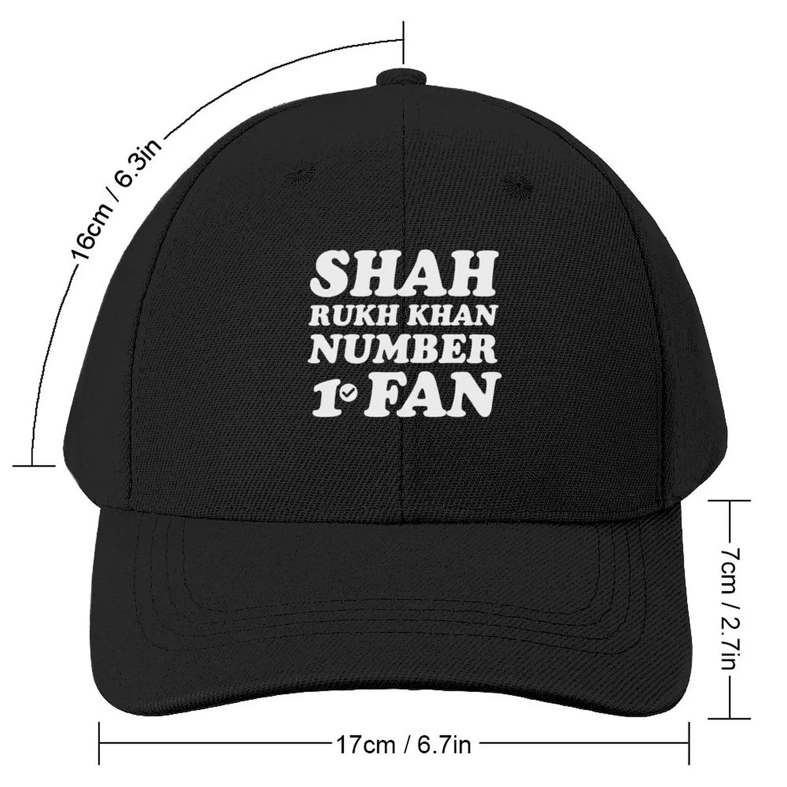 Shah Rukh-gorra de béisbol con visera térmica para hombre, gorro de papá, ropa de calle para mujer, Número 1