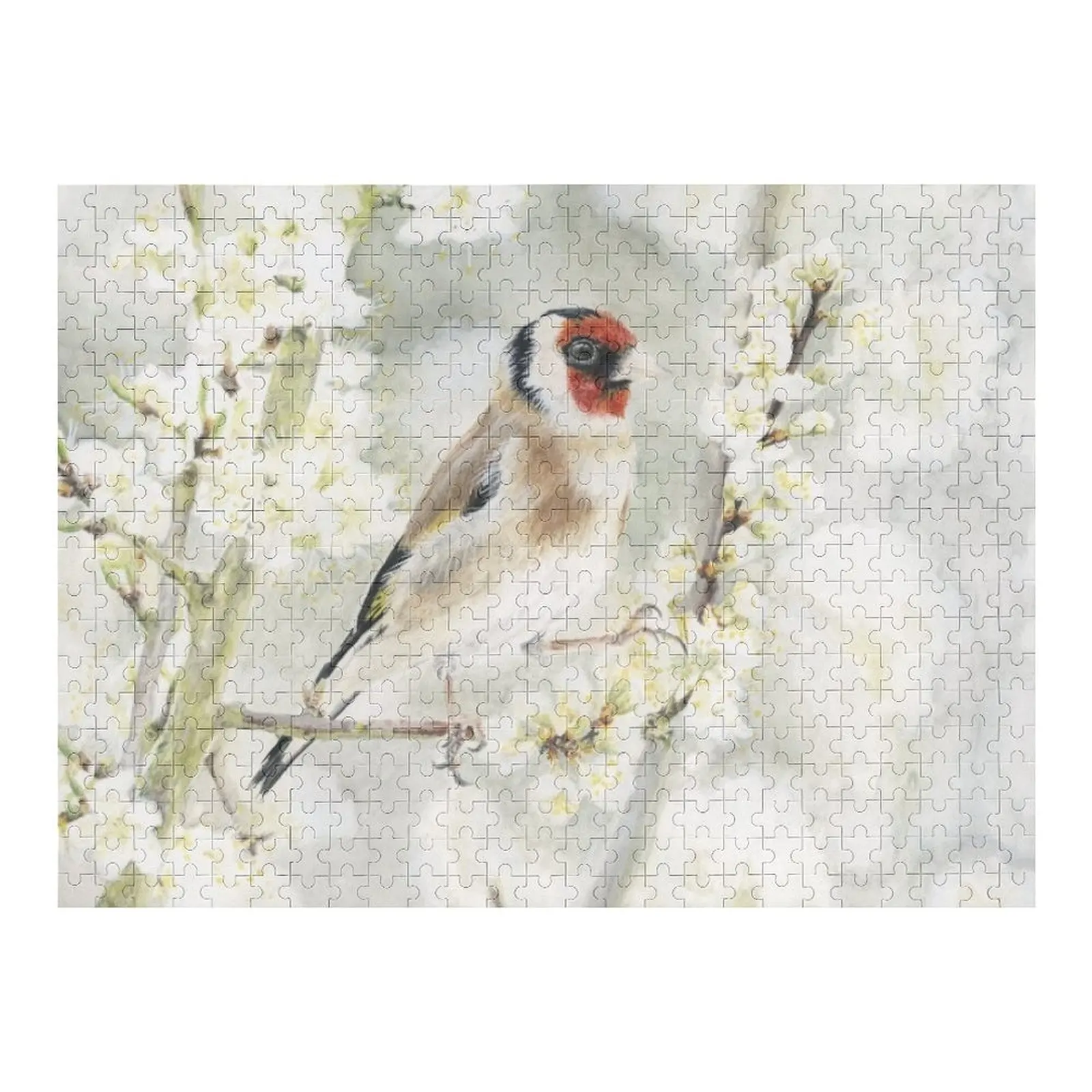 

Головоломка Goldfinch в белом цвете, деревянная головоломка для взрослых, детская игрушка на заказ, подарки на заказ, персонализированная головоломка с именем