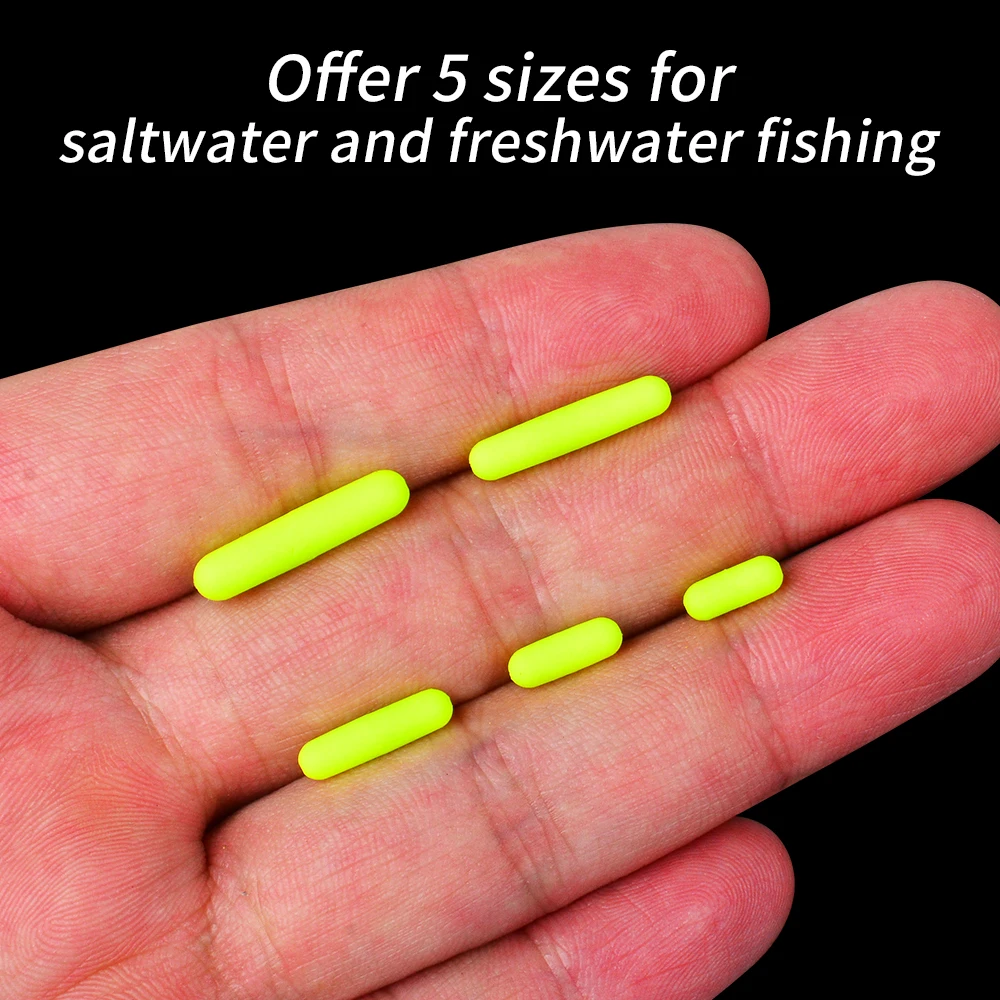 PROBEROS 100pcs High-Visibility Foam Fishing Floats for Foam Stoppers, Fishing Floats Buoys, Fishing Tackle, Fishing Equipment