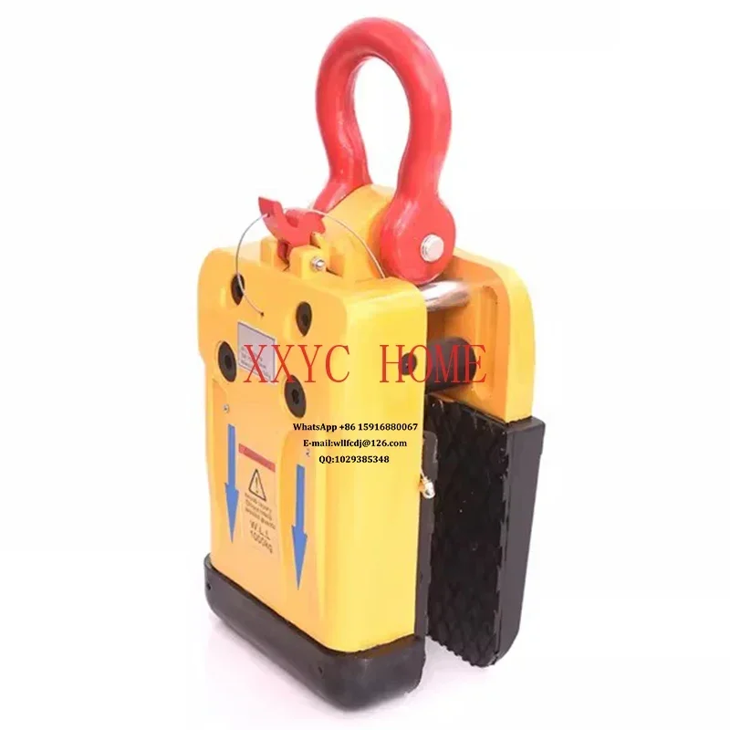 

1000KG Stone Slab Clamp with White/Black Rubber Lined Granite Marble Stone Slate Clip Lifting Tools