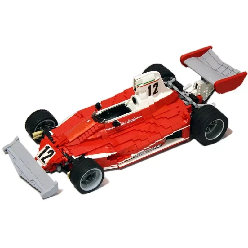 Classic model MOC-12763 312T scale 1:8 F1 Supercar Racing Car Model Buiding Creators Block Bricks Toys Kids Birthday Gift