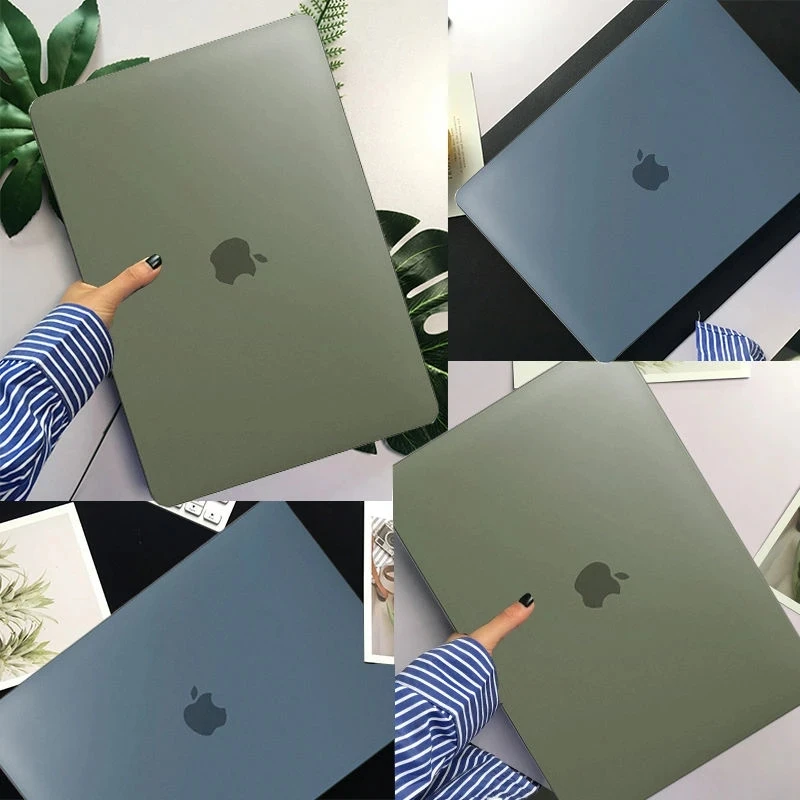 Ultra-thin TPU Soft Case for MacBook Pro Air M2 M1 A2179 A1932 Touch ID Pro13/14 2023 A2779 A2442 A2289 A2159 A1706 Cover Shell