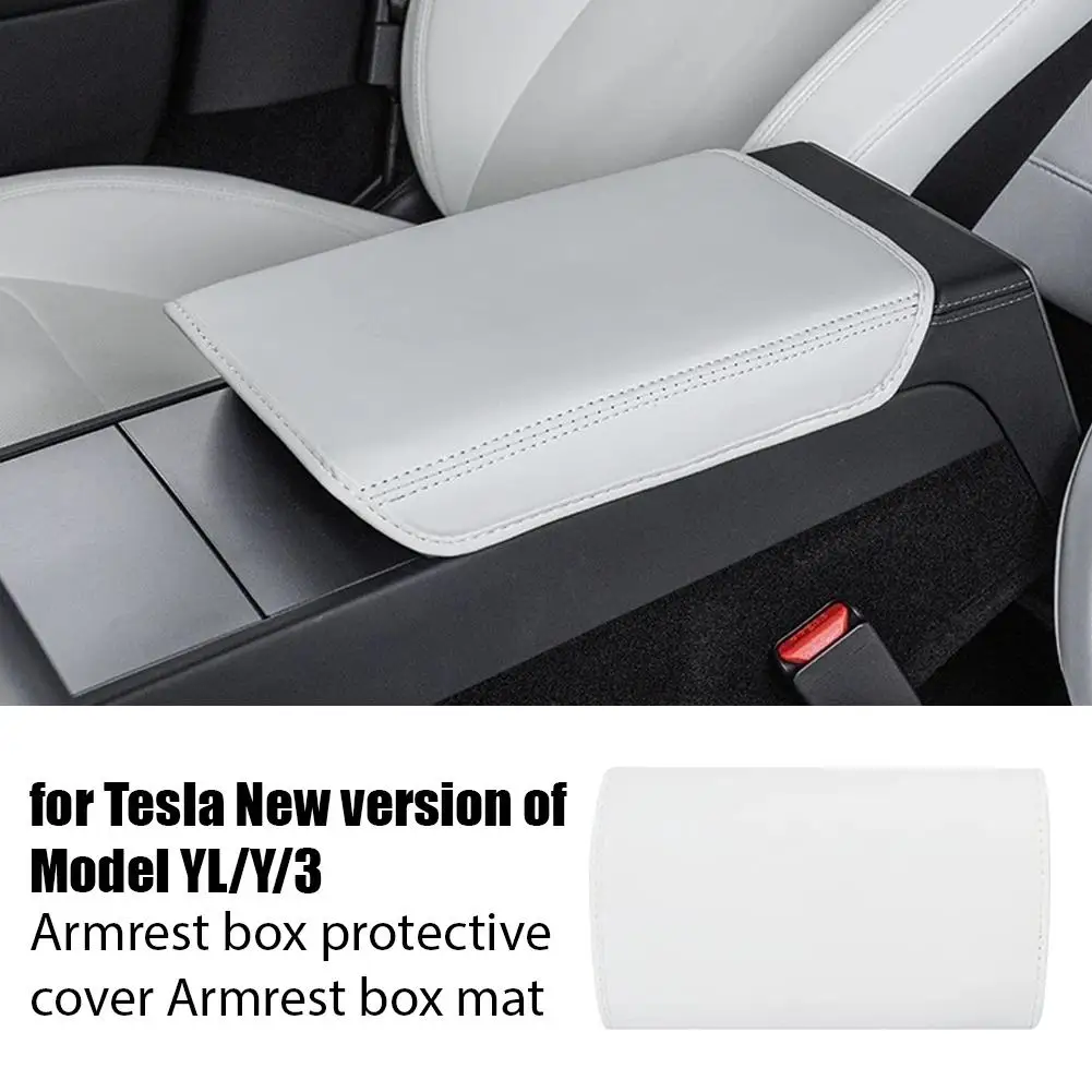 Für Tesla Model YL 6-Sitzer Y Juniper Armlehnenbox Schutzabdeckung Mittelkonsole Kratzschutz 2026 Auto-Innenausstattung Zubehör – Detail 1