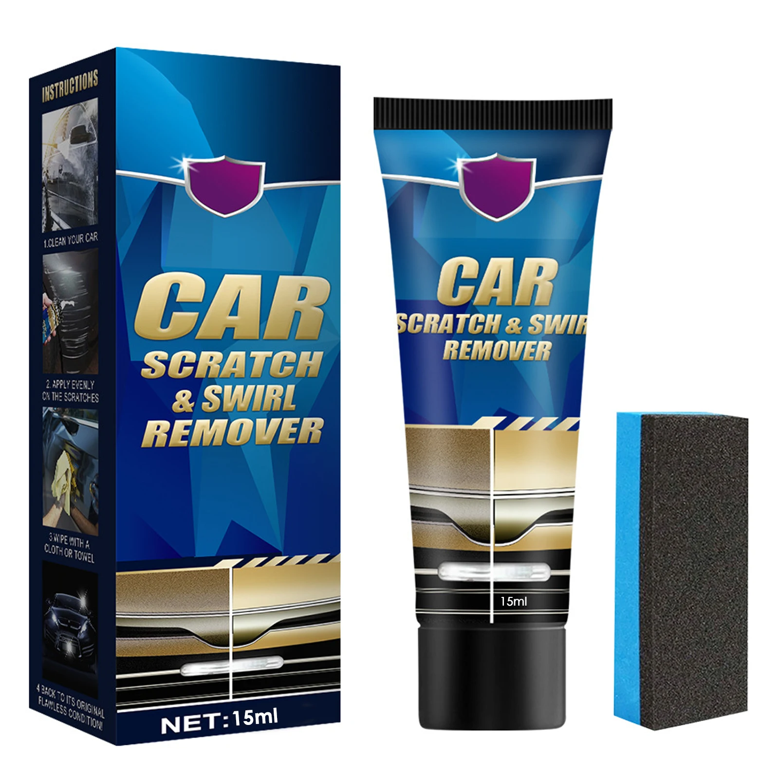 

1 Set Car Scratch and Swirl Remover Auto Scratch Repair Tool Car Scratches Repair Polishing Wax Anti Scratch Car Accessories