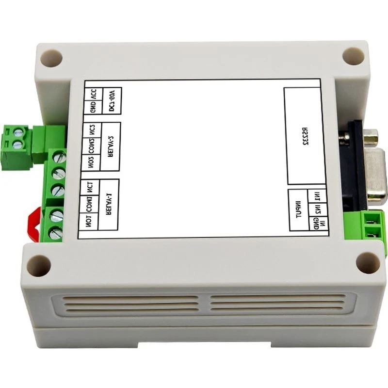 Relay Module RS232 Communication Modbus Dual-Channel 2-Input 2-Output Normally Open/Closed Serial Port Control Customer Favorite