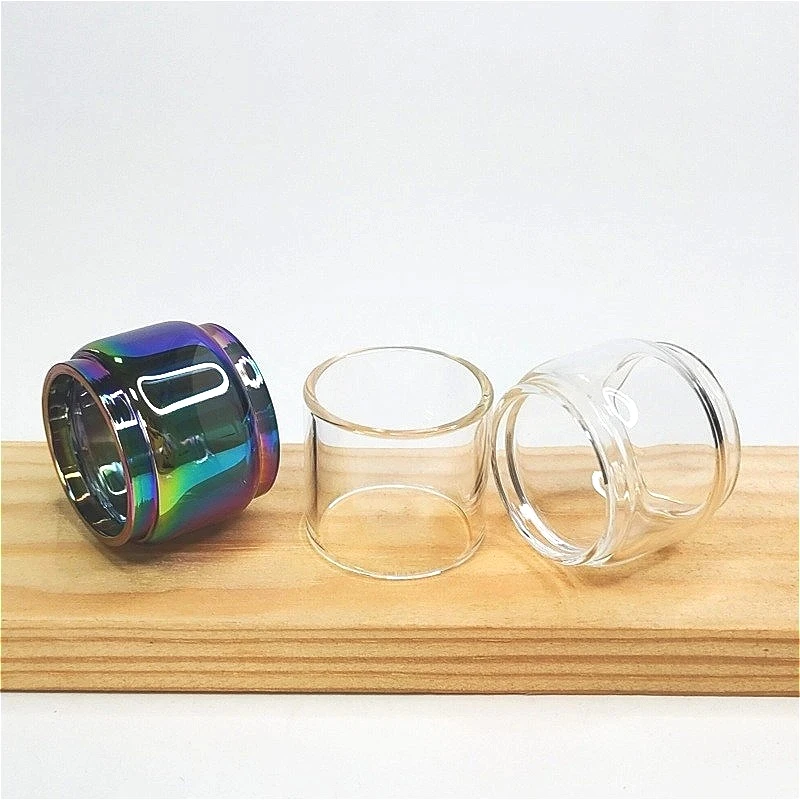 Straight Bubble Glass Tube for Brit One Mini Kit Tarot Baby Moonshot RDTA Stick Prince Baby Kit Pen 22 V2 Tfv8 Tfv12 BabyPrince