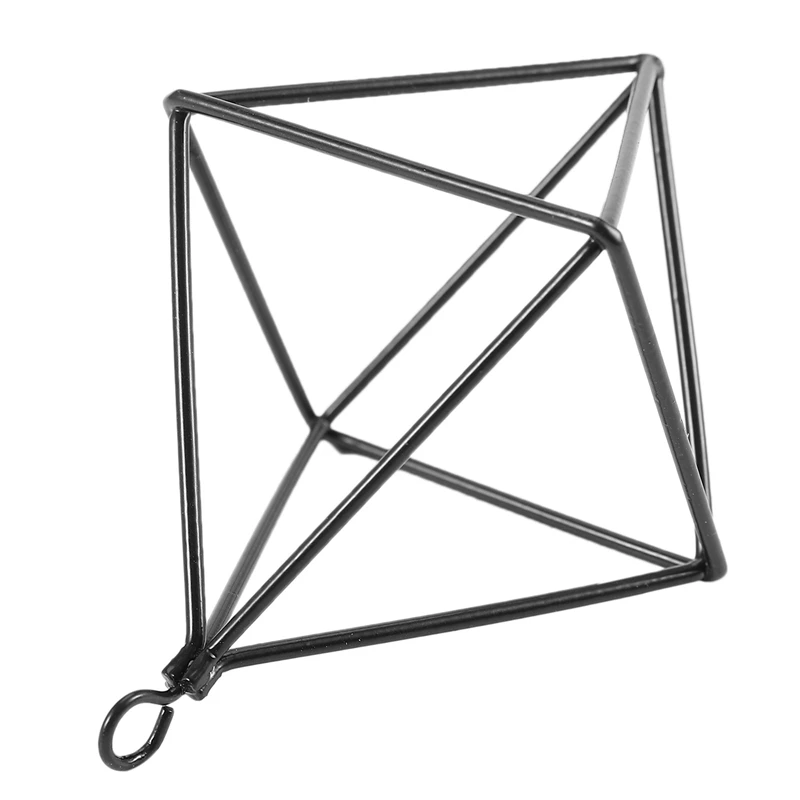 독립형 행잉 파종기, 기하학적 스윙 단조 다리미, 틸란지아 항공 플랜트 거치대 삼각형 금속 랙, 4X