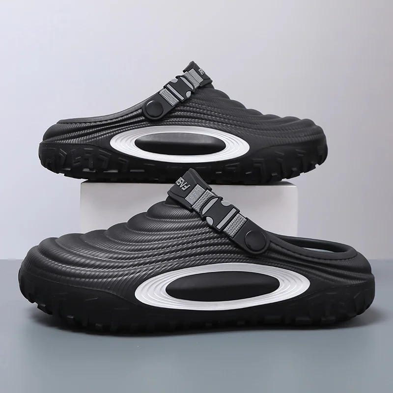 

Summer New Men's Outdoor Sandals Beach Clogs EVA Soft Anti-slip Slippers Slides Men Casual Water Garden Shoes Male Beach Sandals