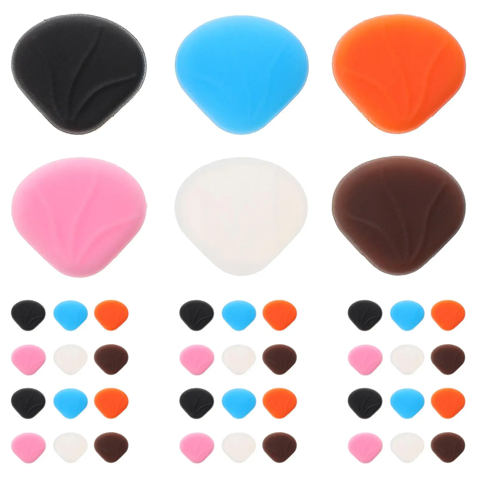 

60 Pcs Slip Silicone Ear Grips Hooks for Glasses Silicone Ear Grips Hook Anti Shedding Comfortable Stylish Protective