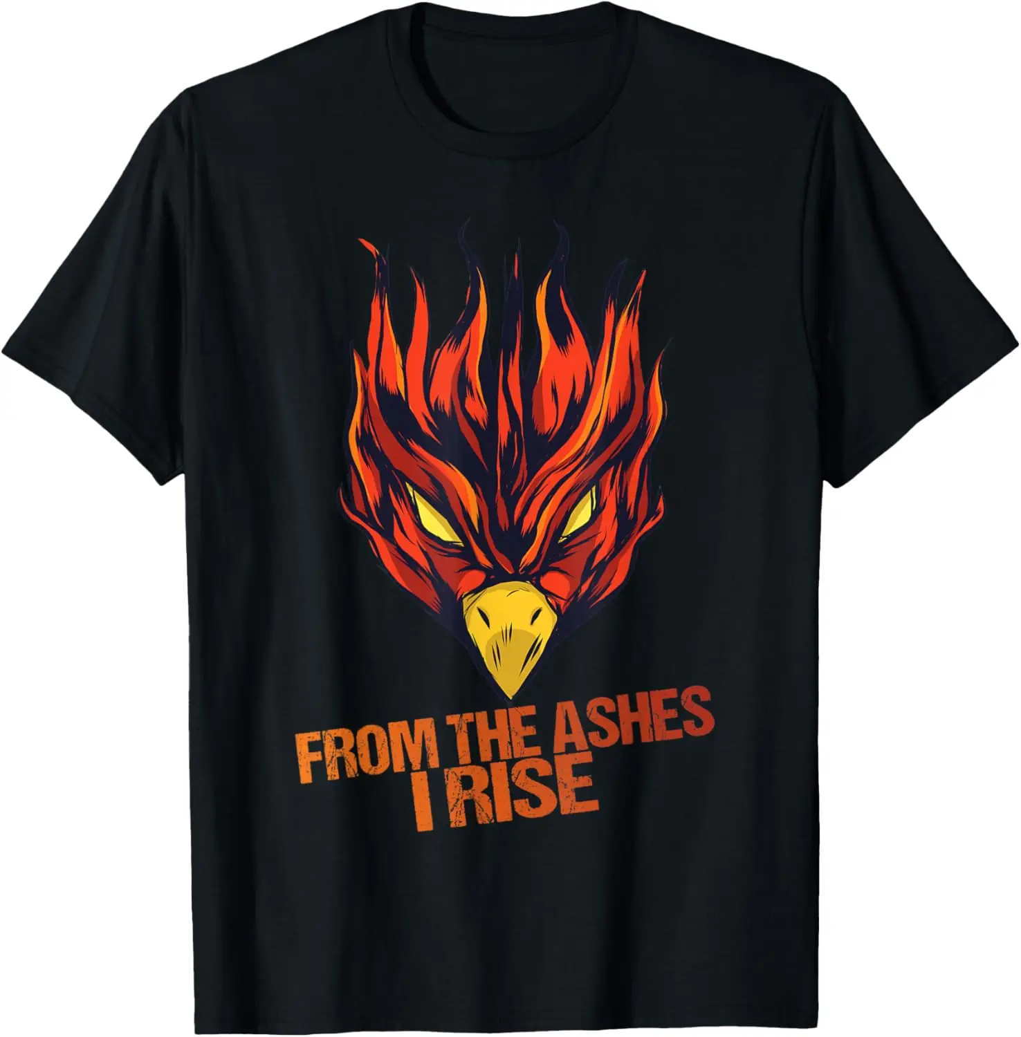 

Футболка с мотивационным изображением Феникса From the Ashes, I Rise