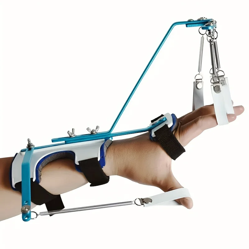 

Finger Strength Exercise Wrist Finger Orthosis, Hand Dynamic Rehabilitation Training Frame Finger Grip Strength Device