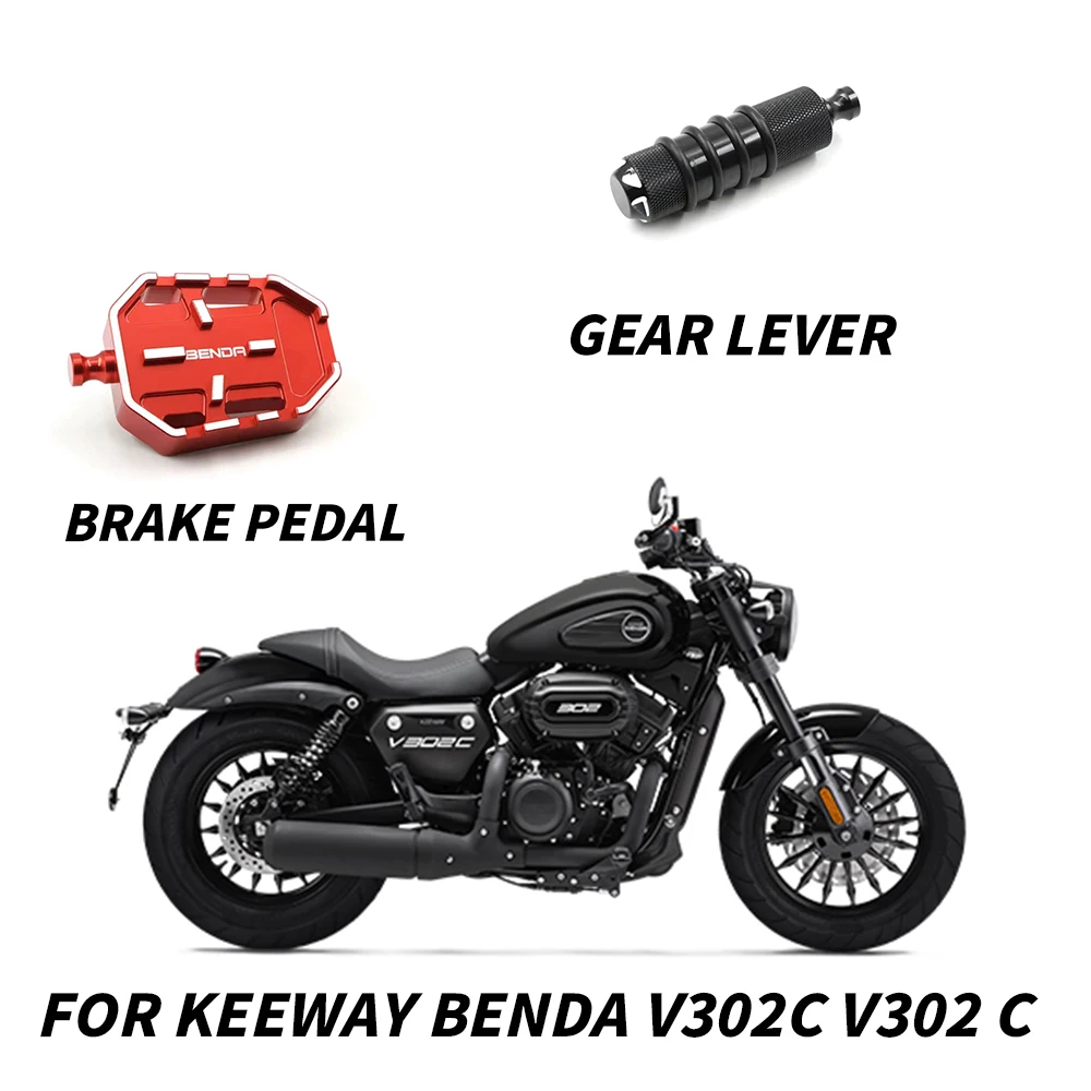 

Motorcycle Increased Brake Pedal Extended Shift Lever For Keeway Benda V302C V302 C Brake Pedal Shift Lever V302C V302 C