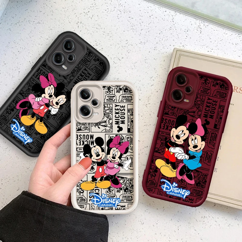 

Disney Mickey Minnie Mouse Art Eye Ladder For Xiaomi Redmi Note 13 12 12C 11 11S 10 10C 10A 9C 9A Pro 5G Cover Phone Case