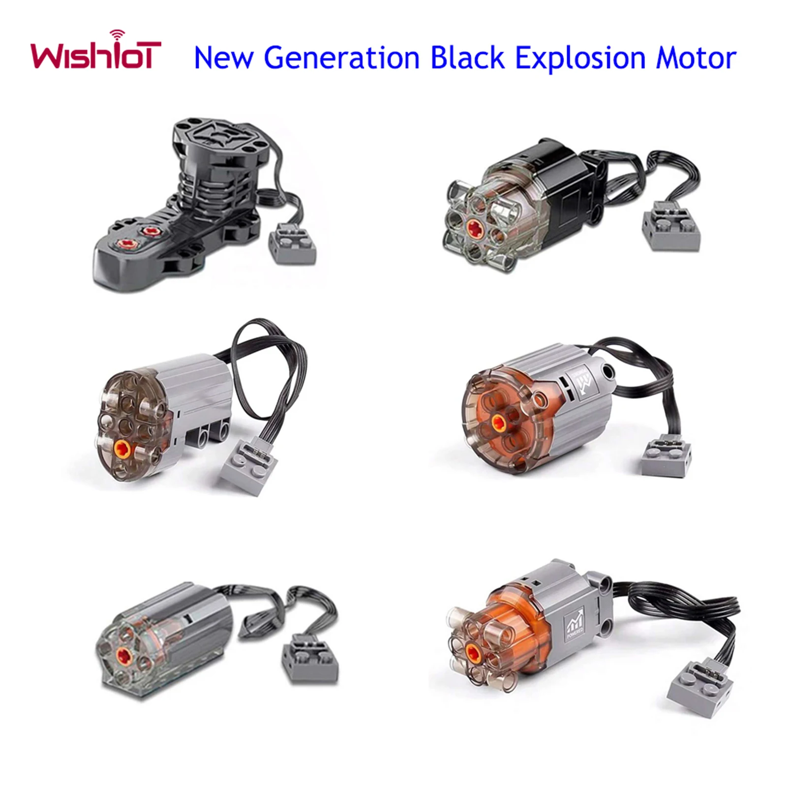 

Mould King M/L/XL/Servo Motor Buggy Motor 8882 8883 88003 88004 5292 Support APP Remote Control MOC Power Functions Modificate