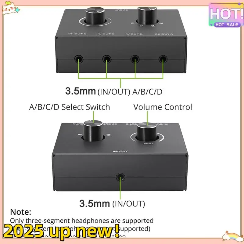 4 Way 3.5Mm Jack Au… - image