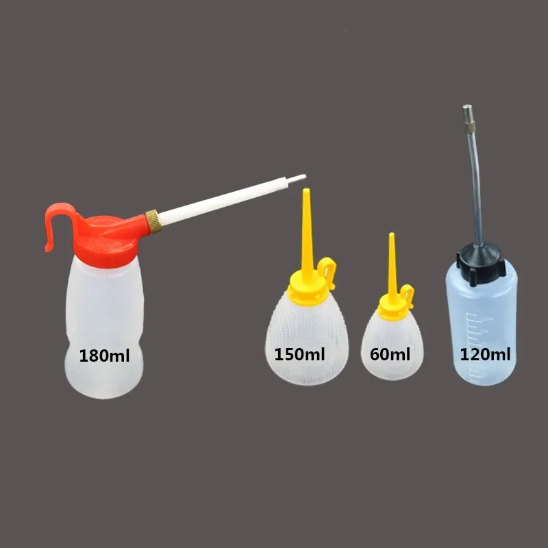 Large And Small Empty Oil Pot 60ML180ML Plastic Oil Pot Industrial Household Sewing Sharp Mouth Double Needle