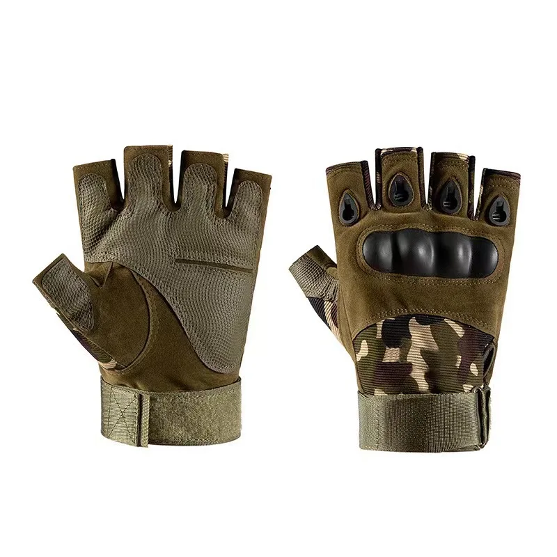 Herenhandschoenen met halve vingers Outdoor Militaire tactische handschoenen Sportschieten Jacht Airsoft Motorfietshandschoenen