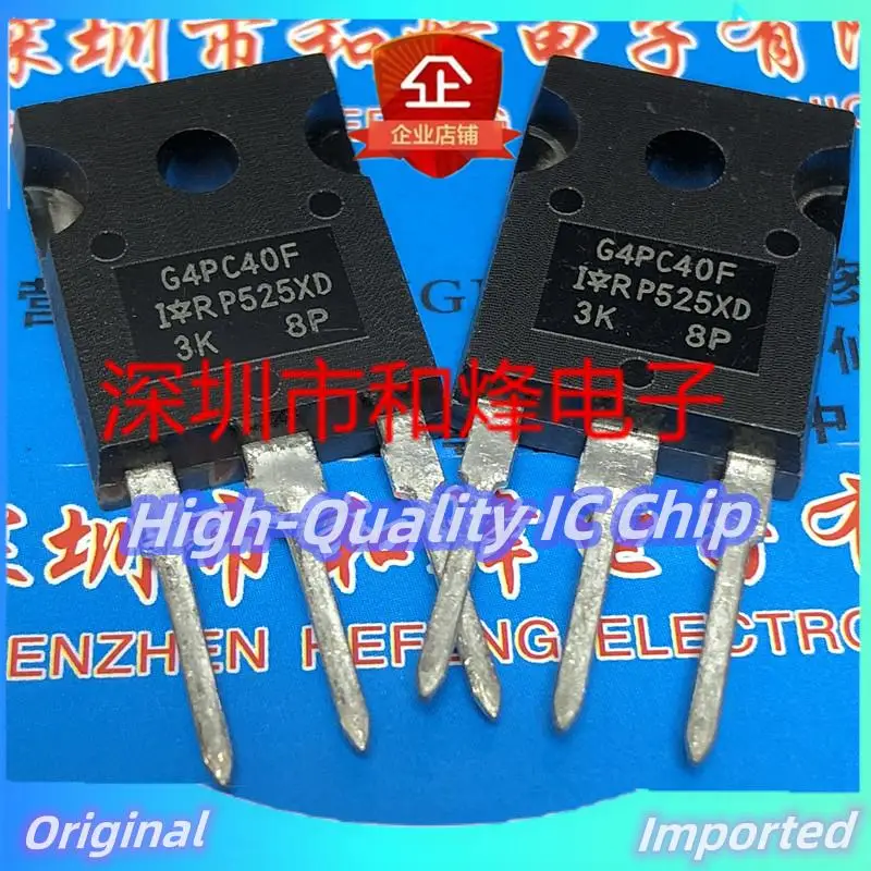 10PCS-30PCS  G4PC40F IRG4PC40F  TO-247 600V 27A  Imported Original  Best Quality