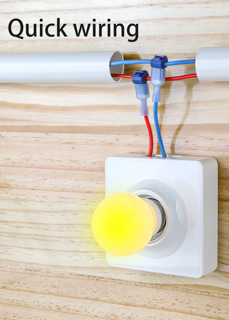 10/30 Sets T-Tap-Verbinder Schnellverbinder für Elektrokabel Wasserdichte Crimpverbinder Kabelklemmen – Detail 1