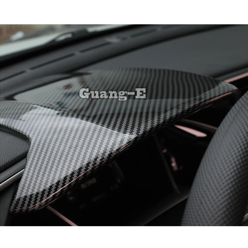 For Honda Civic 10th 2016 2017 2018 2019 2020 2021 Center Console Dashboard Panel Covers Car Stickers Dial Anti Reflective Mat