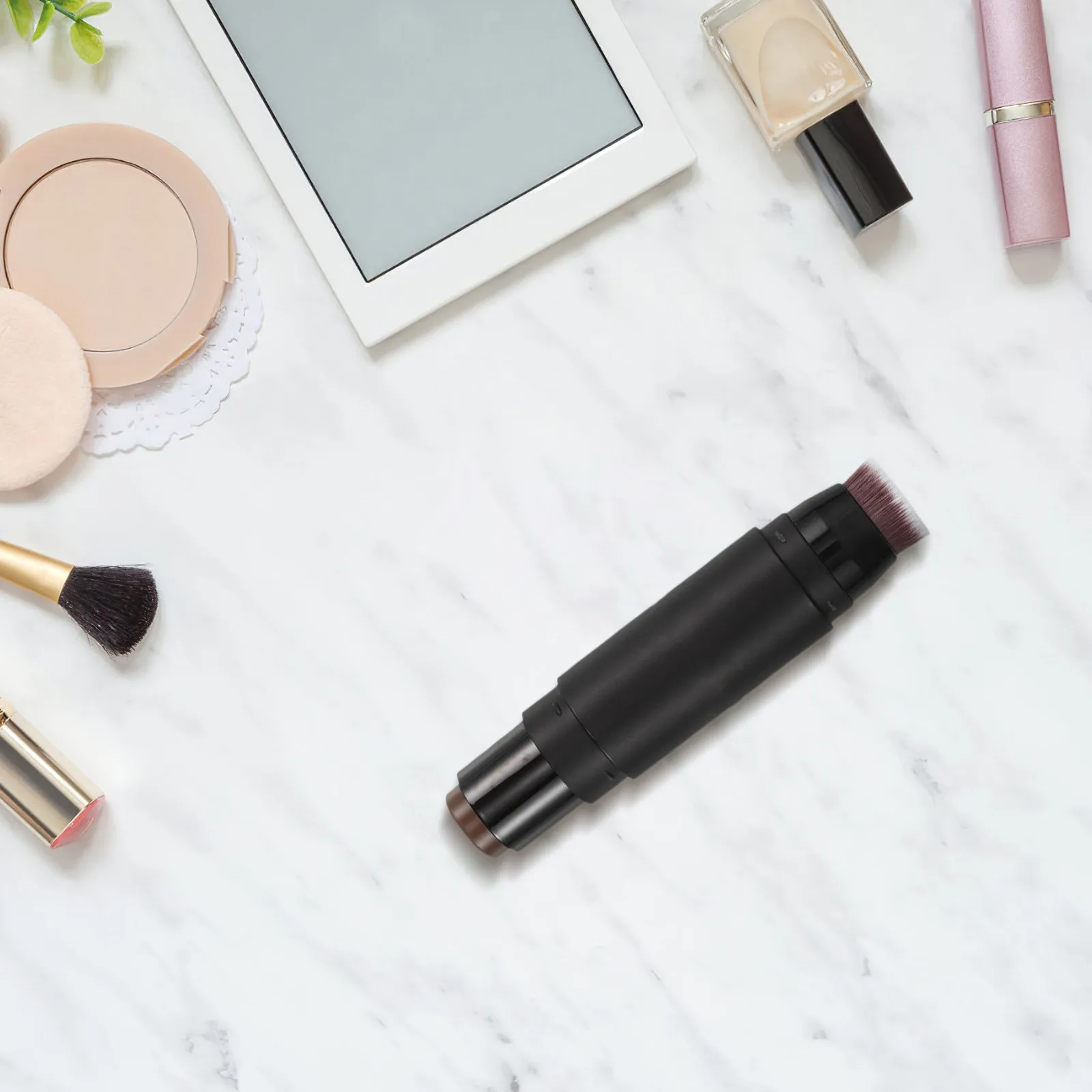 

Beard Color Pen Hairline Filler Pencil Dual Function Beard Grooming Pen Hair Fiber Stick Thickener Brush for Men Style Density