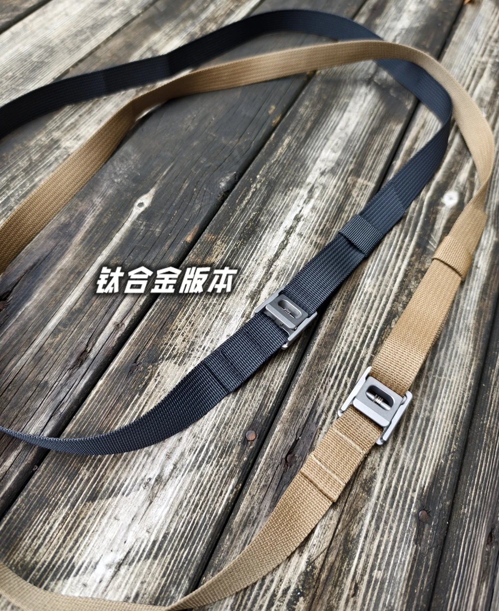 Multi-Purpose Solid  Titanuim Alloy  Buckle Durable Strapping Fixing Webbing Belt