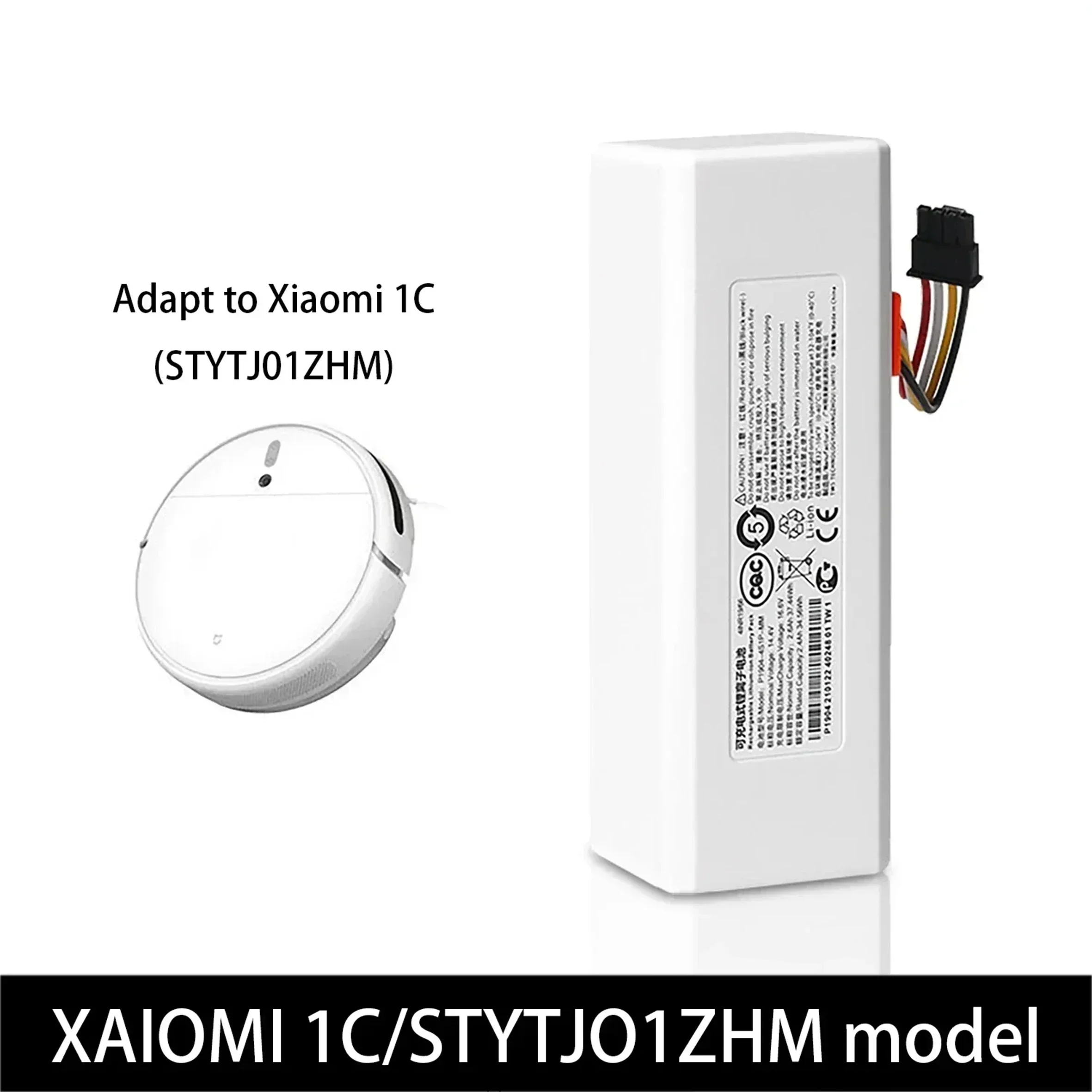 14.4V 5600mAh Robot Vacuum Cleaner 1C Battery For xia omi Mijia 1C STYTJ01ZHM Robot Vacuum Mop Cleaner