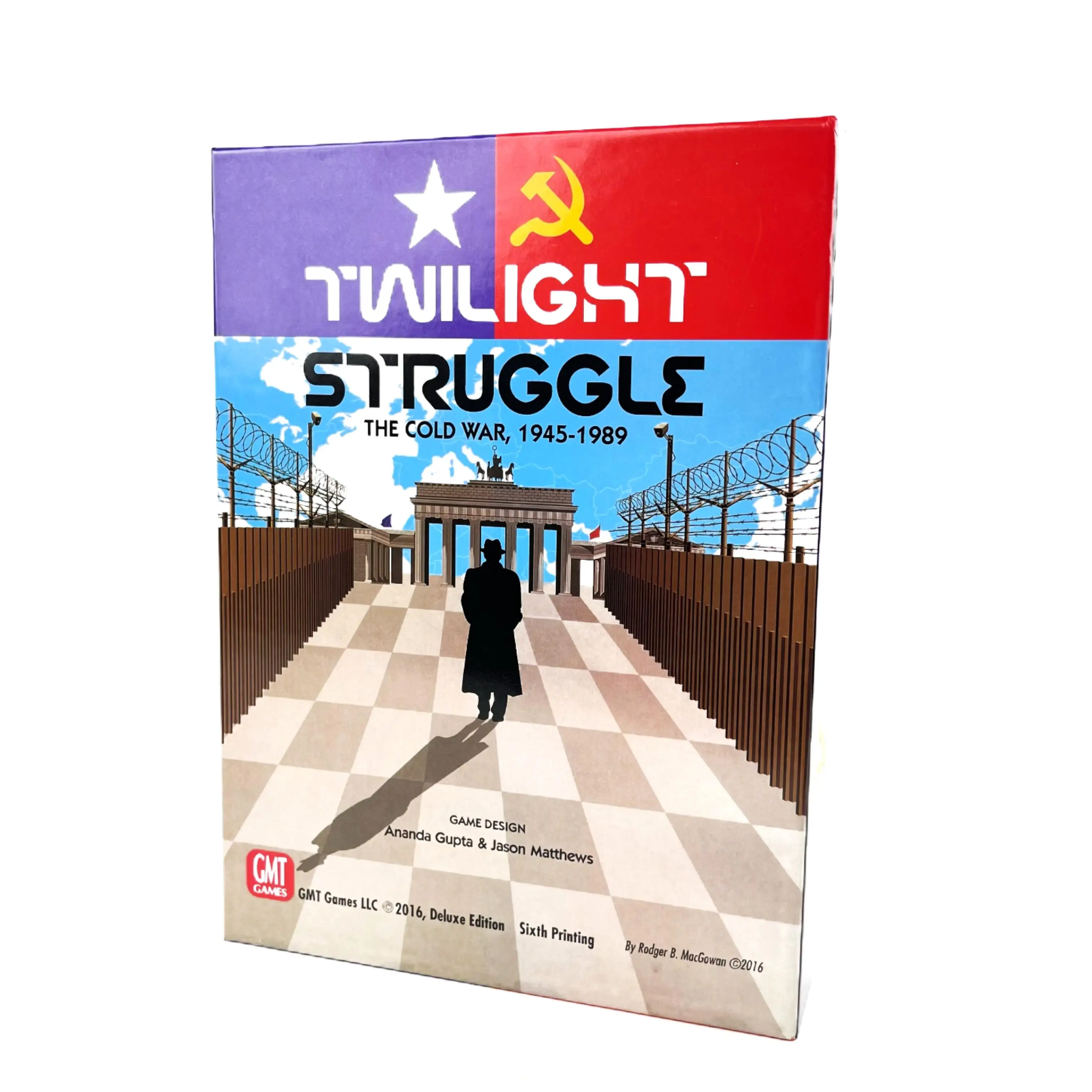 Twilight Struggle Cold War Strategy Board Game 2 Players - Epic 3-Hour Historical Simulation for Adults & Advanced Gamers