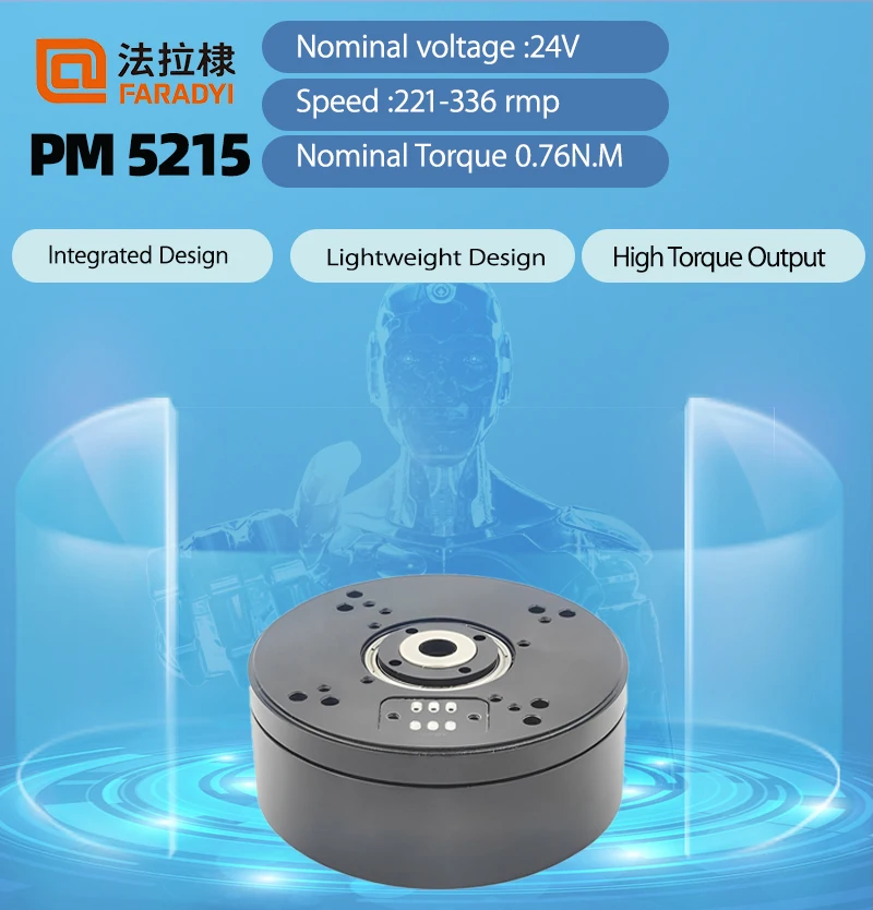 2026 Faradyi كبير جوفاء رمح Gimbal موتور Pm الهجين جوفاء رمح Ip65 التصنيع باستخدام الحاسب الآلي موجه 42 مللي متر حلقة مغلقة الخطي نيما