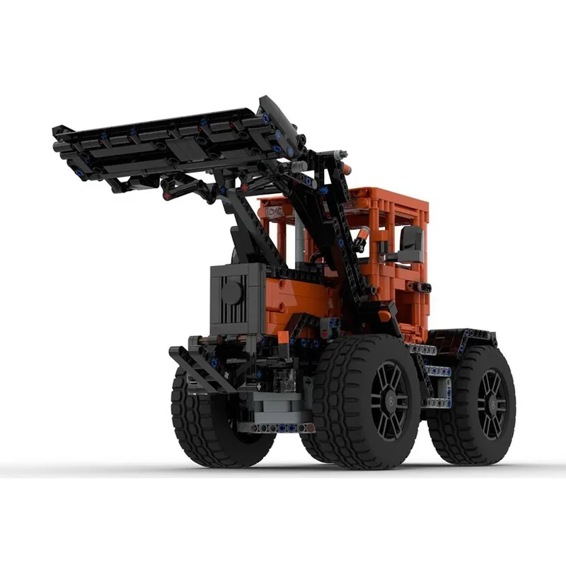 2154pcs MOC MB Trac 8 Attachments Technical Model Building Festival Gifts Blocks Architecture Creative Idea Toys Birthday