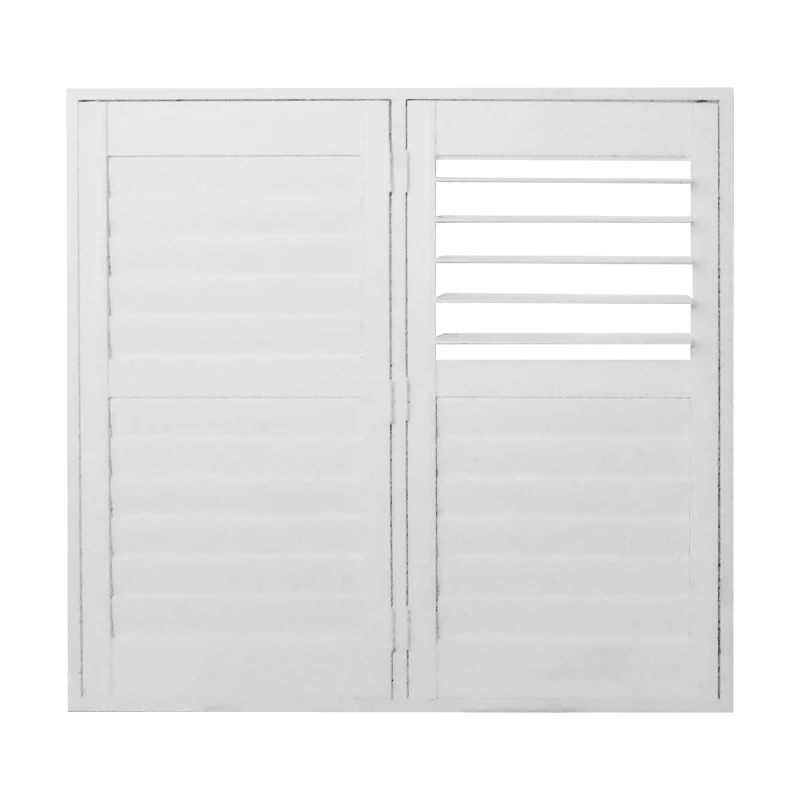 wind protectable quality promising PVC  shutters plantation finish shutters easy to install