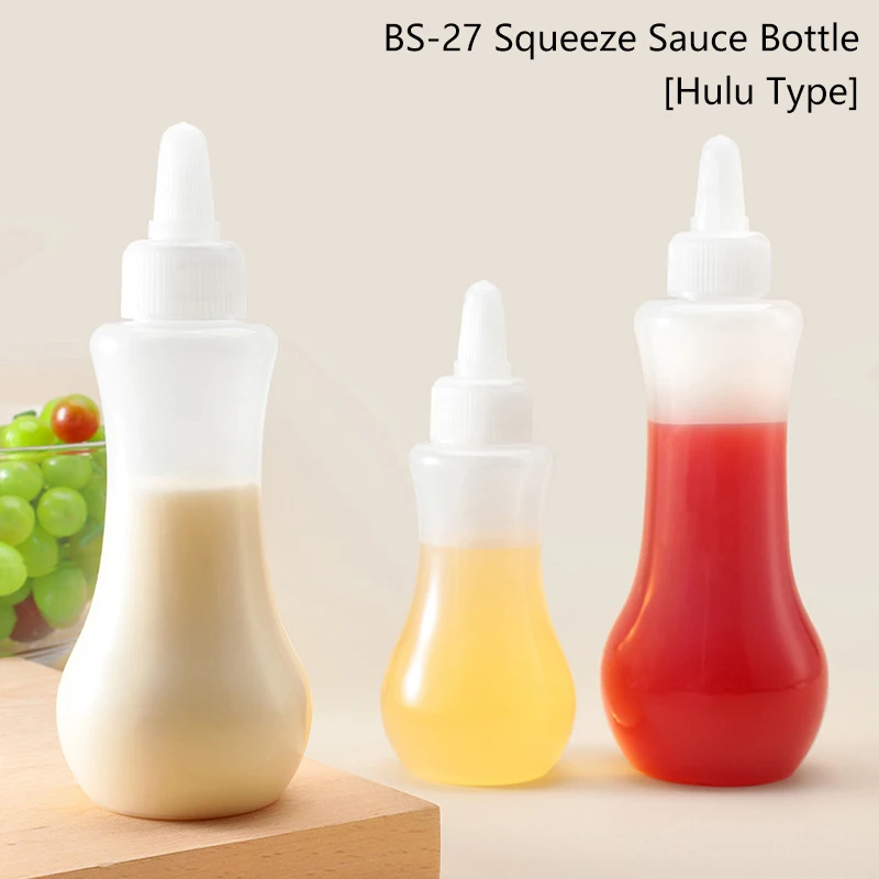 150/200/280mL Condiment Squeeze Bottle Honey/Ketchup/Soy Sauce/Salad Dressing Dispensers Lunchbox Squeezable Containers Jars