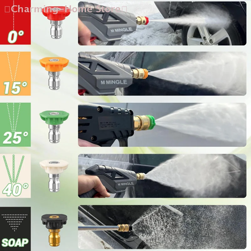 【M】Pressure Washer Dual-Connector Wand Tool 1/4