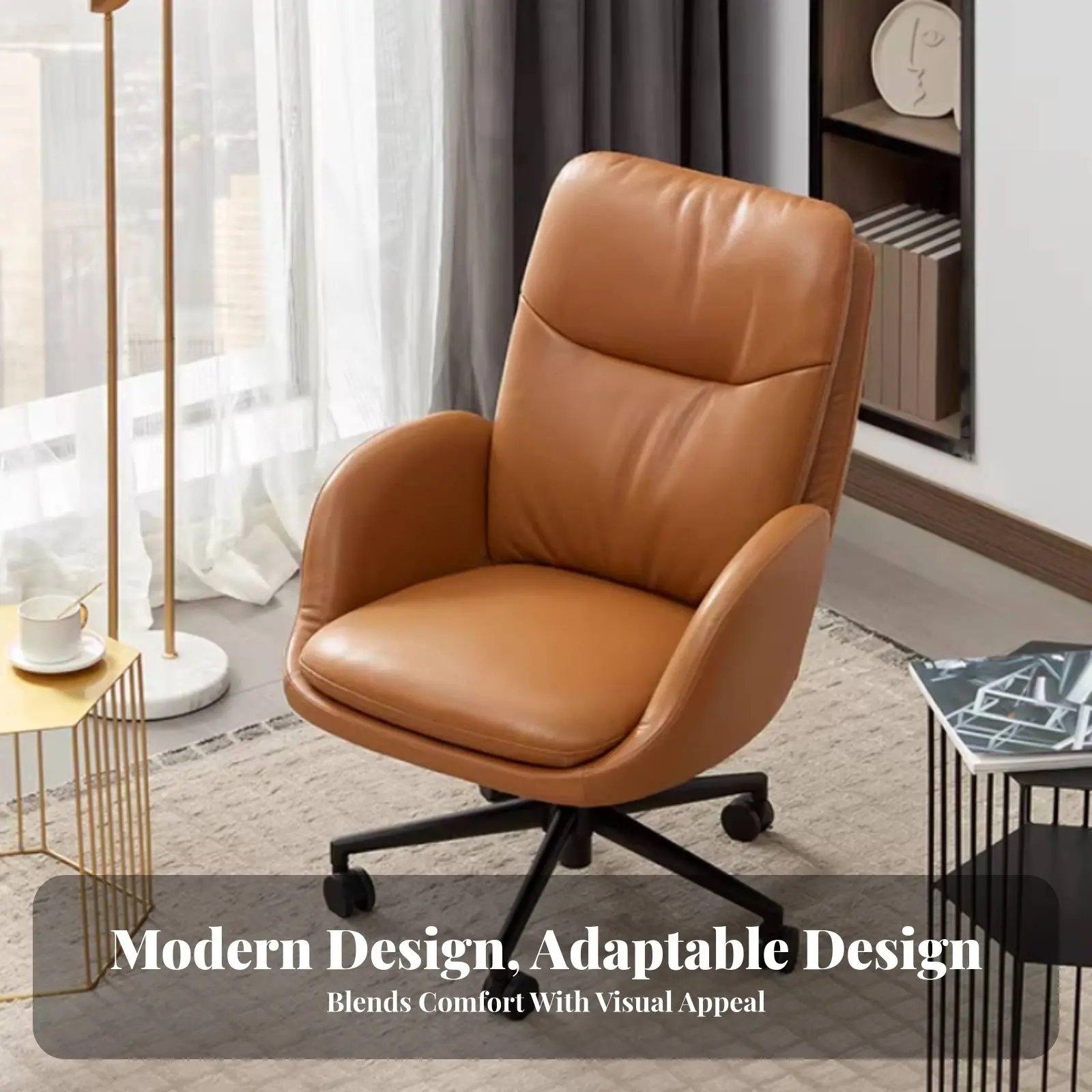 

Офисное кресло Highspine Support с современным дизайном, вращающееся на 360 градусов, эргономичное, для руководителей и студентов