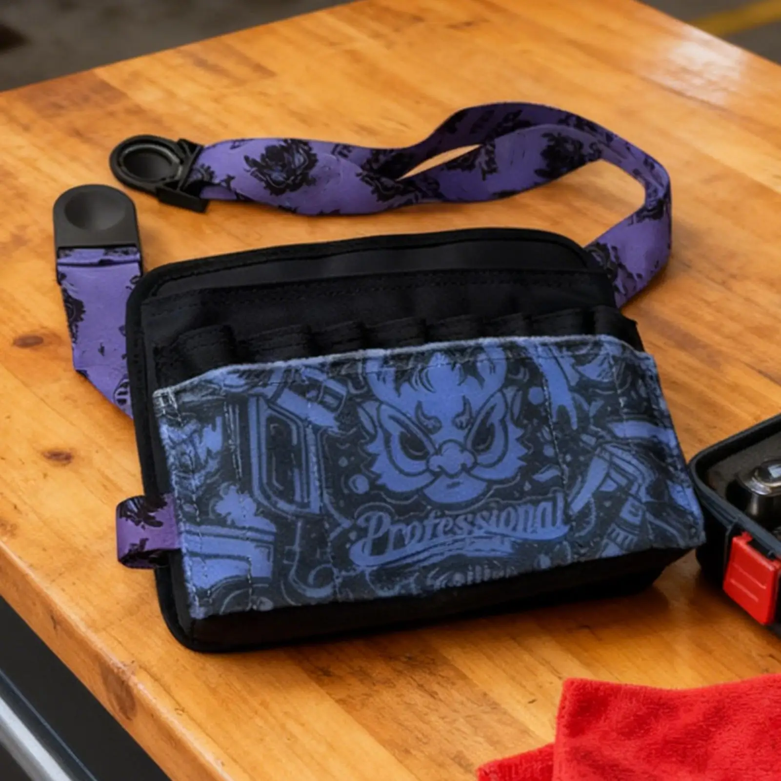 Car Tinting Tool Waist Bag Oxford Cloth Magnetic Window Tint Film Organizer Tool For Car Auto Work Electrician Carpenter