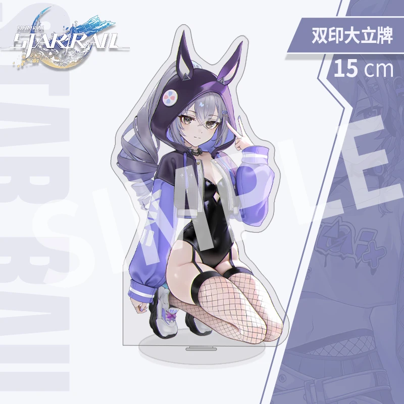 

Anime Honkai: Star Rail Silver Wolf Firefly Cosplay Acrylic Standing Sign Cartoon Stand Figure Indicative Board Adorn Xmas Gift