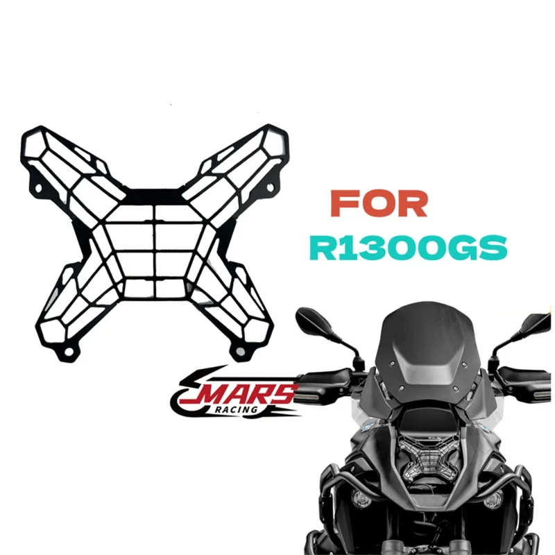 For BMW R1300GS R1300gs 2024 2025 Motorcycle Accessories Headlight Head Lamp Light Grille Guard Cover Protector