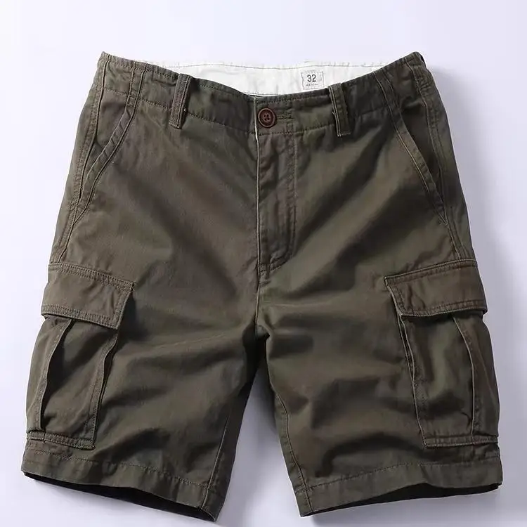 

Men's Outdoor Workwear orts Multi-ket Durable Cargo orts Loose Straight Leg Casual Five-Quarter Length Breathable