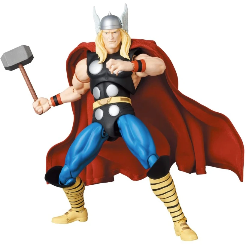 

In Stock Genuine Medicom Toy MAFEX 182 THOR Authentic Collection Model Animation Character Action Toy 16CM