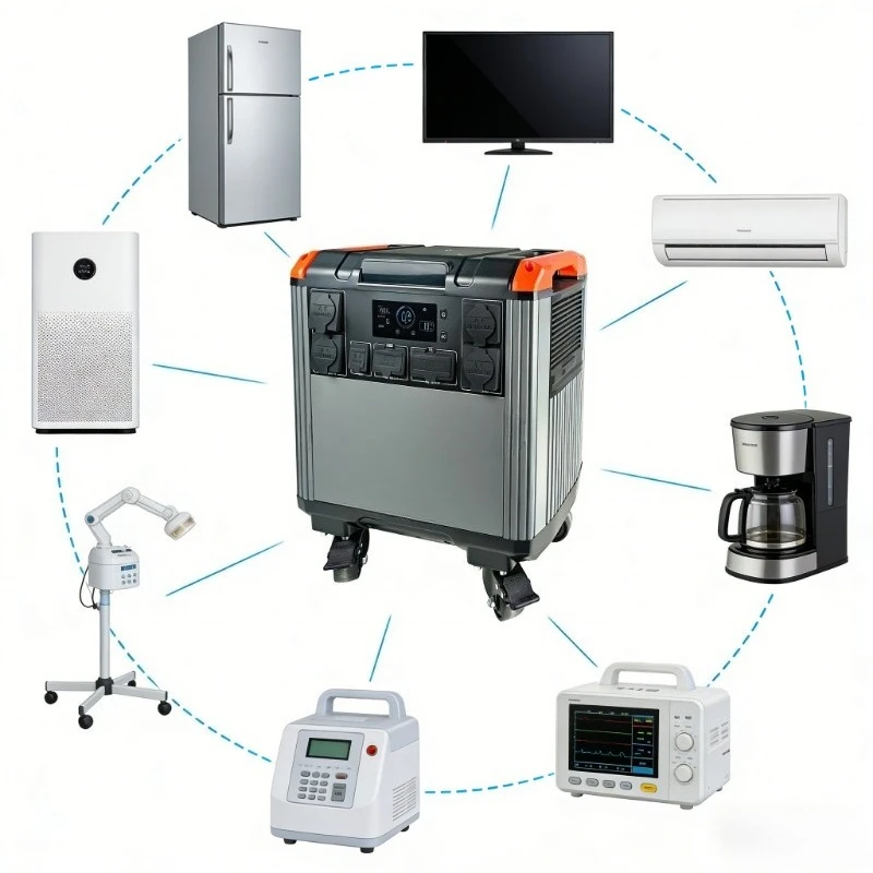 

Портативный внешний аккумулятор (Power Bank) для дома, 2500W 3000W 5000W, 220V, с функцией ИБП, на солнечных батареях LiFePO4, для использования на улице, со склада ЕС