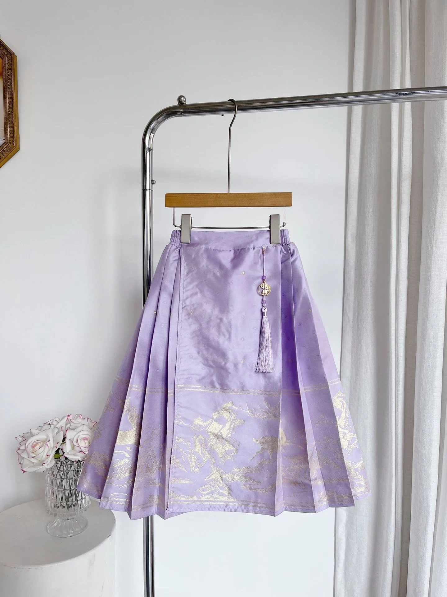 Conjunto de vestido de hanfu bordado em flor infantil, princesa Hanbok, saia com cara de cavalo para crianças, menina chinesa, novo