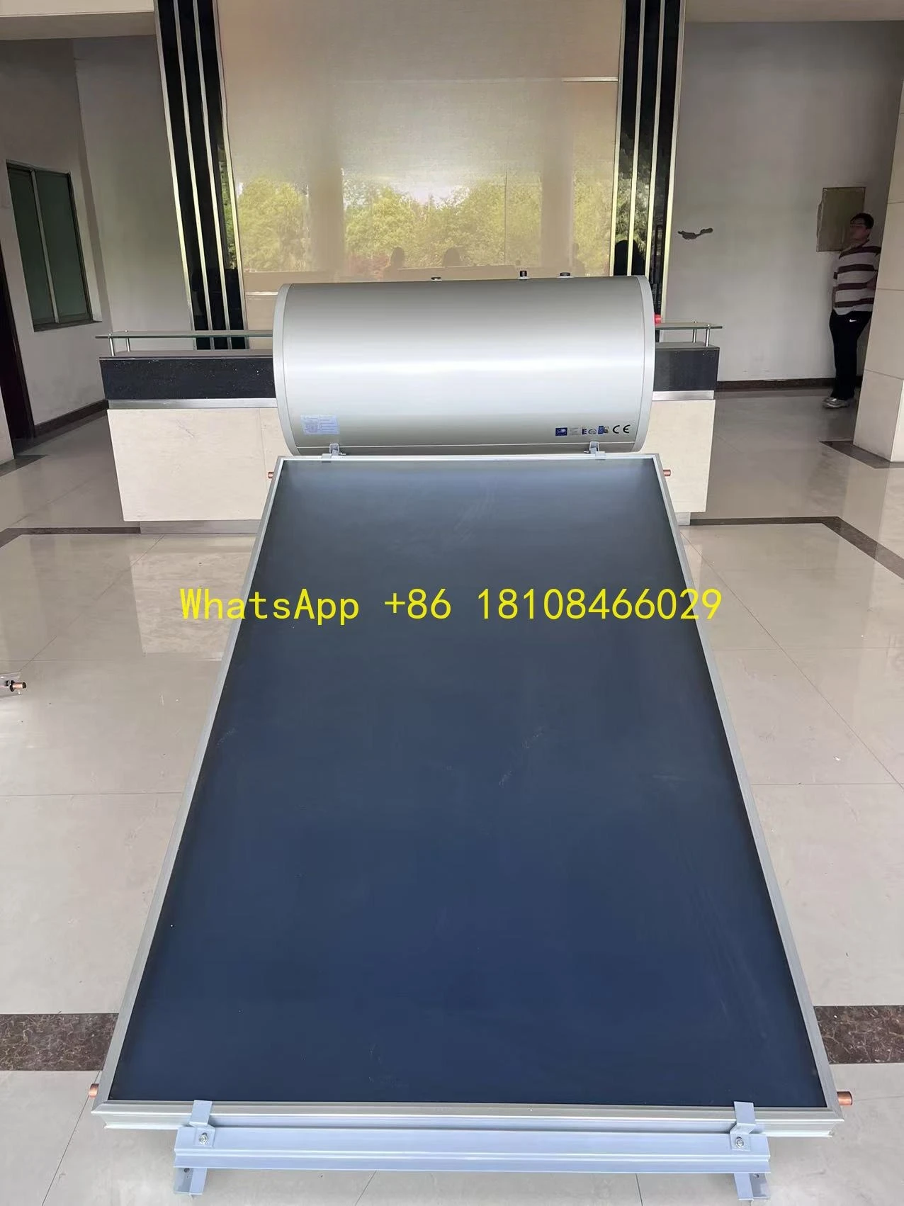 5 Years Warranty Electric Power Source for Hotels Hot Sale 200L Outdoor Solar Water Heater Durable & Corrosion-Resistant Boiler