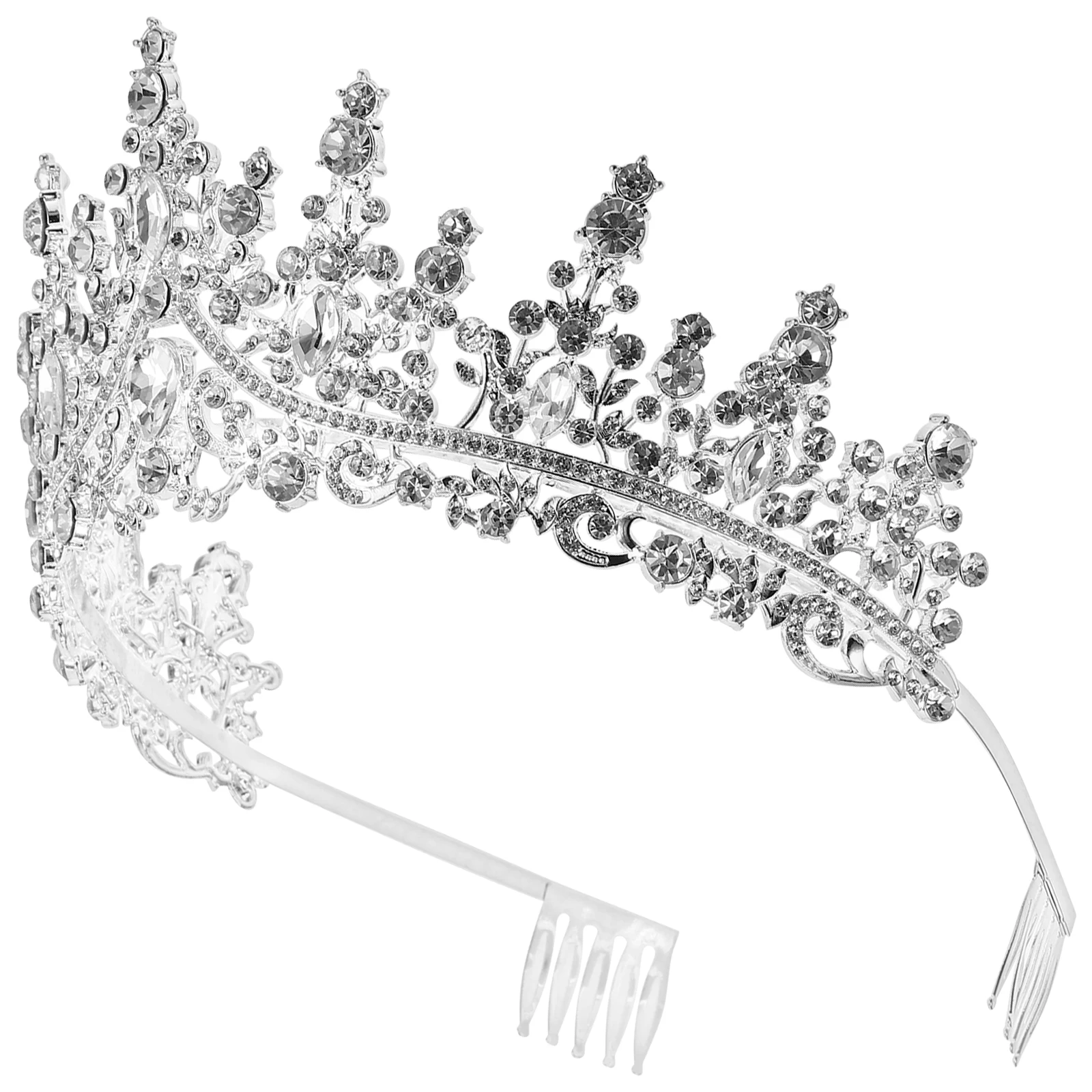 

Birthday Crown Headb Silver Wedding Bridal Crowns Hair Accessories Party Trendy Fashion Comfort Durable DETAILS