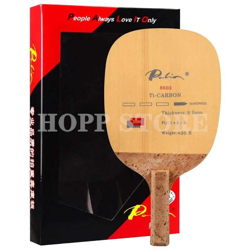 PALIO 8603 Carbon Titanium Table Tennis Blade Racket JS Japanese Penhold Fast Attack Original PALIO Ping Pong Bat Paddle