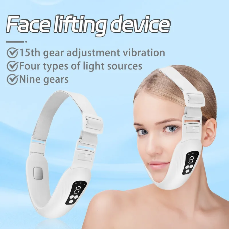 Lifting And Slimming Tightening Double Chin Masseter Muscles V-face Micro Current Beauty Device Facial Massager Skin Care Ems