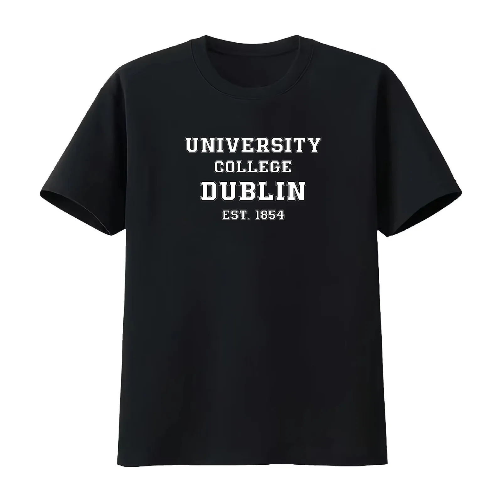 University College Dublin - UCD DUBLIN T-Shirt Summer Casual Cotton Tee Oversized Streetwear Tops Vintage Graphic Print